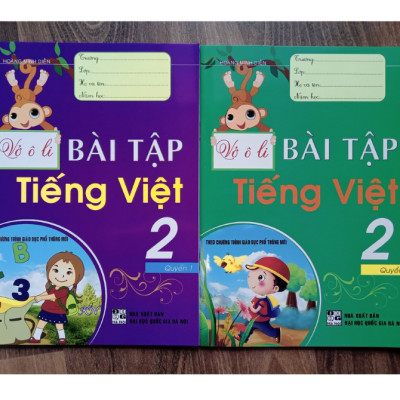 Sách - Vở Ô Li Bài Tập Tiếng Việt 2 Quyển 2