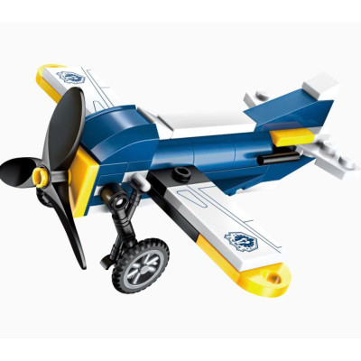 QMAN - 1801 Bộ đồ chơi xếp hình hợp thể 8 trong 1 mô hình máy bay chiến đấu - giao lẻ mẫu ngẫu nhiên