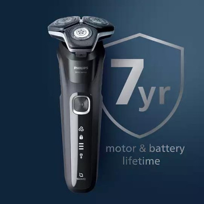 Máy cạo râu khô và ướt Philips S5880/20 đầu cạo linh hoạt 360 độ, tích hợp đầu tỉa tóc mai, bảo hành 24 tháng - Hàng chính hãng