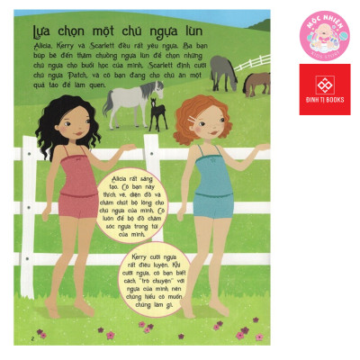 Sách Sticker Bóc Dán Quần Áo Búp Bê Cho Bé Gái - Sticker Dolly Dressing - Đinh Tị
