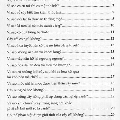 10 Vạn Câu Hỏi Vì Sao?  - Thực Vật (Tái Bản)