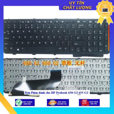 Bàn Phím dùng cho HP Probook 650 G2 655 G2 - Tốt có đèn led - Hàng Nhập Khẩu New Seal