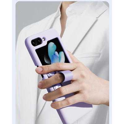 Ốp lưng cho Samsung Galaxy Z Flip 5 hiệu Nillkin Flex Flip chống bẩn siêu mịn bảo vệ toàn diện - hàng nhập khẩu