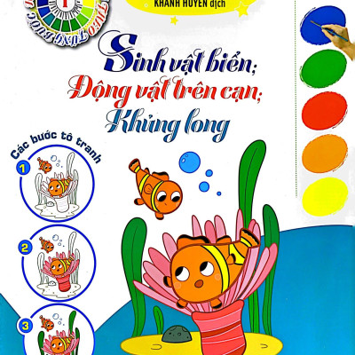 Tô Màu Theo Từng Bước - Sinh Vật Biển, Động Vật Trên Cạn, Khủng Long 1