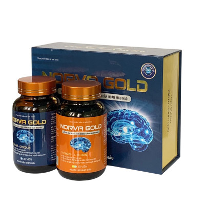 ￼Bổ não Norva Gold ( hộp 2 lọ * 30 viên), Lisse
