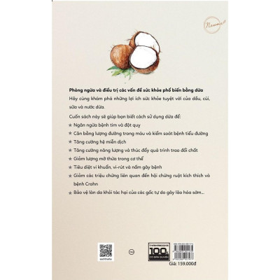 Sách - Lợi Ích Sức Khỏe Từ Dừa - Thái Hà Books