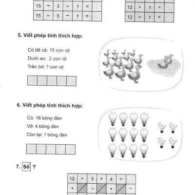 Bài Tập Toán 1 - Tập 2 (Hai Buổi Trong Ngày)