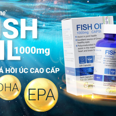 Thực phẩm bảo vệ sức khỏe Careline salmon fish oil 1000mg