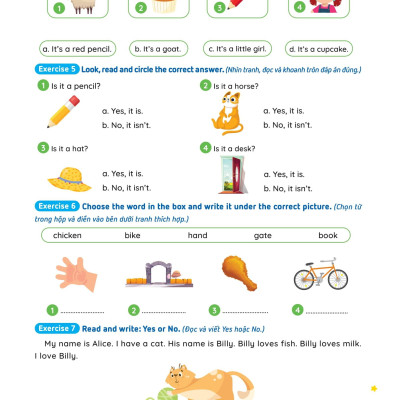 Sách - Phiếu Ôn Hè Tiếng Anh Lớp 1