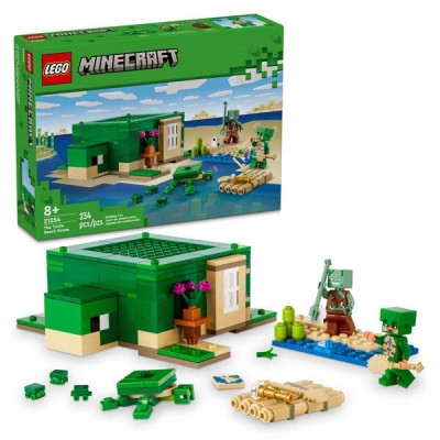 Đồ Chơi Lắp Ráp Ngôi Nhà Rùa Biển - The Turtle Beach House - Lego Minecraft 21254 (234 Mảnh Ghép)