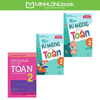 Sách: Combo 3 Cuốn Rèn Kỹ Năng Học Tốt Toán Lớp 2