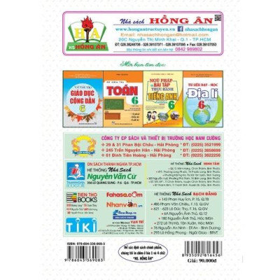 SÁCH - Phân loại & phương pháp giải nhanh toán 6/1 (HA-MK)