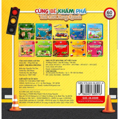 Sách - Cùng Bé Khám Phá Thế Giới Xung Quanh - Phương Tiện Giao Thông - Song Ngữ - Bìa Cứng - Việt Thư