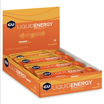 Gel Năng Lượng Dạng Nước Cho Sự Bền Bỉ GU Liquid Energy 12 gói 60g I 100 calo I pha trộn tuyệt vời giữa carbohydrate phức tạp và đơn giản, chất điện giải và axit amin chuỗi nhánh (BCAA) I Uống ngay, dễ tiêu hóa I Thuần chay, không chứa gluten, Lactose