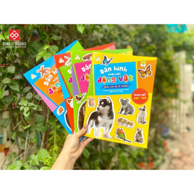 Sách - Dán Hình Nhận Biết Động Vật - Rèn Luyện Tư Duy Sáng Tạo Cho Bé Từ 3 - 9 Tuổi - Đinh Tị Books