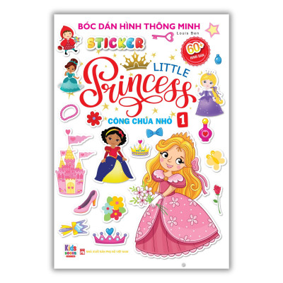 Sách - Bóc Dán Hình Thông Minh - Công Chúa Nhỏ - Little Princess Tập 1 (VT) mk