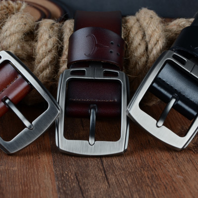 Thắt Lưng Da Bò Chính hãng COWATHER XF001 Nâu Vàng