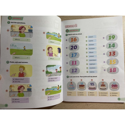 Sách - Vở bài tập Tiếng Anh lớp 3 ( tập 1 + tập 2)