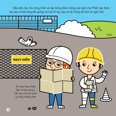 Tô Màu Khám Phá Thế Giới - Công Trường Xây Dựng