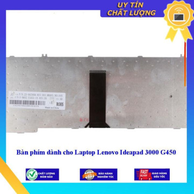 Bàn phím dùng cho Laptop Lenovo Ideapad 3000 G450  - Hàng Nhập Khẩu New Seal