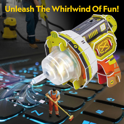 Đồ Chơi Lắp Ráp Máy Hút Bụi Chạy Pin Tự Chế Nat Geo STEAM DS1118h