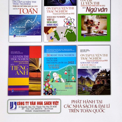30 Bộ Đề Trắc Nghiệm - Luyện Thi THPT Quốc Gia 2022: - Vật Lí - Hóa Học - Sinh Học
