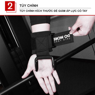 Dây kéo lưng trợ lực cổ tay AOLIKES 7642 nâng tạ tập gym sports fitness protection help wristbands