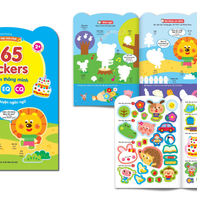 Trọn Bộ 6 Cuốn 2000+ Stickers Bóc Dán Thông Minh (Dành Cho Trẻ Từ 2-6 Tuổi) - Giúp bé phát triển IQ, EQ, CQ