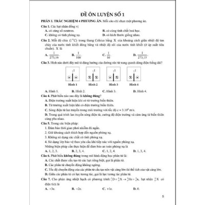 Sách - Bộ đề ôn tập thi tốt nghiệp THPT môn vật lí (thích hợp dùng cho các kì thi đánh giá năng lực) - HA