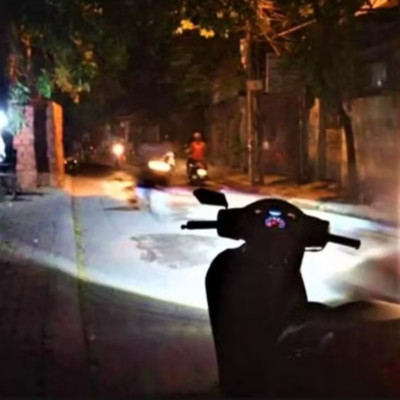 BÓNG ĐÈN PHA LED 6 TIM SIÊU SÁNG LẮP XE MÁY ÔTÔ MẪU MỚI