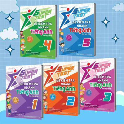 Sách - Super Test - Đề Kiểm Tra Nhanh Tiếng Anh Lớp 3 - Megabook