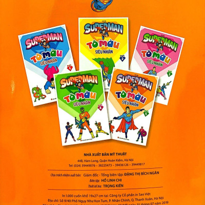 Tô Màu Siêu Nhân Superman Quyển 5