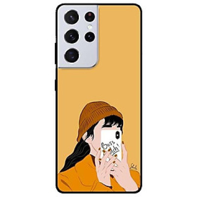 Ốp lưng dành cho Samsung S21 - S21 Plus - S21 Ultra mẫu Bé Gái Chụp Ảnh