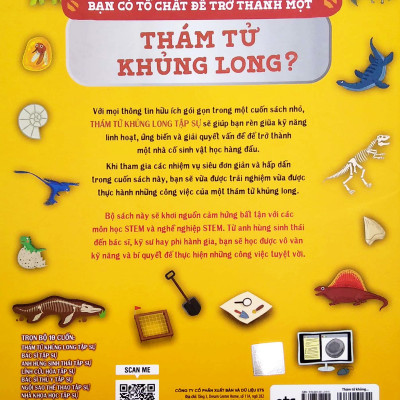 Tủ Sách Giáo Dục Stem:Thám Tử Khủng Long Tập Sự