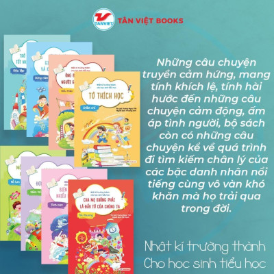 Sách - Nhật Kí Trưởng Thành Cho Học Sinh Tiểu Học - Chọn Lẻ 8 Chủ Đề - Vương Ngọc Yến - Tân Việt Books