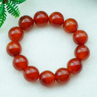 Vòng tay mã não đỏ tự nhiên 16 mm