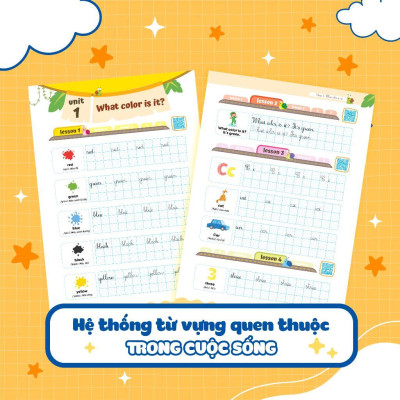 Sách - Luyện Viết Chữ Đẹp Từ Vựng Tiếng Anh - Family And Friends - National Edition 1 - Megabook