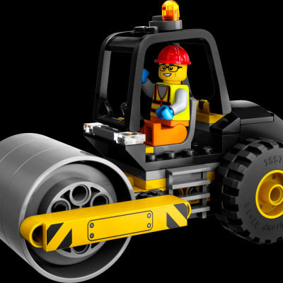 Đồ Chơi Lắp Ráp Xe Lu Công Trình - Construction Steamroller - Lego City 60401 (78 Mảnh Ghép)