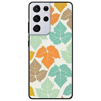Ốp lưng dành cho Samsung S21 - S21 Plus - S21 Ultra mẫu Họa Tiết Lá Phong