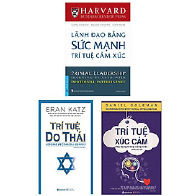 Combo (3 Cuốn): Trí Tuệ Xúc Cảm Ứng Dụng Trong Công Việc (Tái Bản) + Lãnh Đạo Bằng Sức Mạnh Trí Tuệ Cảm Xúc + Trí Tuệ Do Thái (Tái Bản)