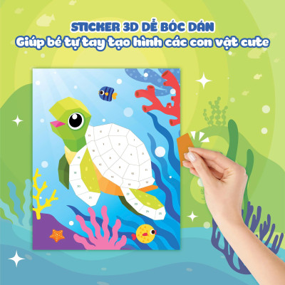 Sách - Ghép Hình Sticker 3D - Đại Dương 03