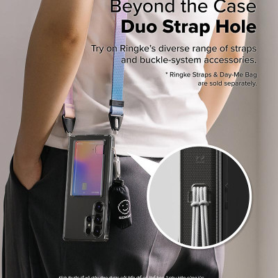 Ốp lưng cho Samsung Galaxy S25 Ultra có ngăn đựng thẻ, RINGKE Fusion Card_ Hàng chính hãng