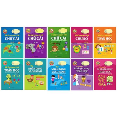 Sách - Vững Bước Vào Lớp 1 - Bé Làm Quen Với Chữ Số (5-6 Tuổi) - Tân Việt Books
