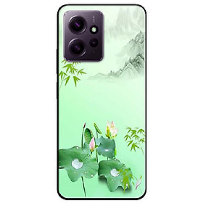 Ốp lưng dành cho Redmi Note 12 - Redmi Note 12 Pro - Redmi Note 12 Pro 5G - Tranh Sen Đẹp - Hàng Chính Hãng