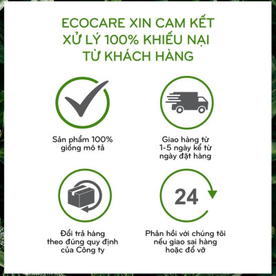 Nước rửa chén hữu cơ Bồ hòn hương Cam 4000ml thương hiệu Ecocare