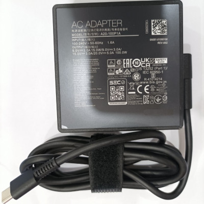Sạc dành cho (adapter fit) Laptop ASUS ROG Zephyrus G15 GA503QS/RTX3080 A20-100P1A GA503QS-HQ075R 100w 20V 5A type-C kèm dây nguồn - Hàng nhập khẩu