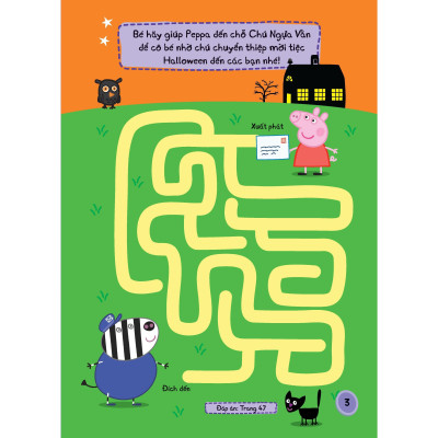 Sách Tương Tác - Cùng Học Cùng Chơi Với Peppa Pig - Halloween Vui Nhộn Của Peppa - Bản Quyền