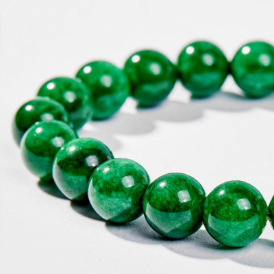 Vòng Tay Phong Thủy Nữ Đá Cẩm Thạch Sơn Thủy Phối Charm Tuổi Ngọ Bạc Mạ Vàng 24K (8mm) Mệnh Mộc, Hỏa Ngọc Quý Gemstones