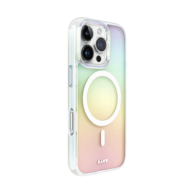 Ốp Lưng Sạc Từ Tính cho iPhone 16 Pro/ 16 Pro Max LAUT Holo, chính hãng Germany, chống sốc_ Hàng chính hãng