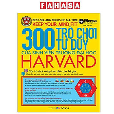 Sách - Keep Your Mind Fit - 300 Trò Chơi Tư Duy Của Sinh Viên Trường Đại Học Harvard (Tái Bản 2025)